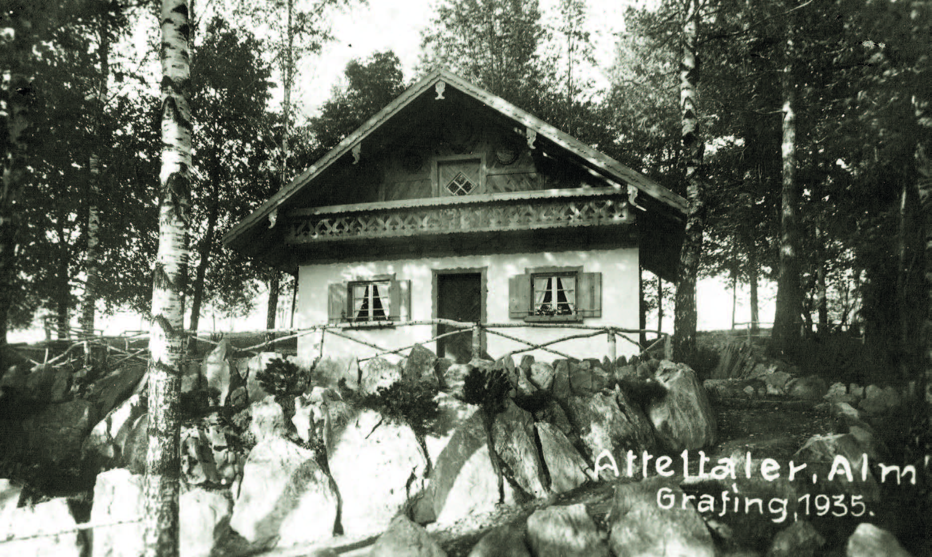 Fertiggebautes erstes Vereinsheim 1935