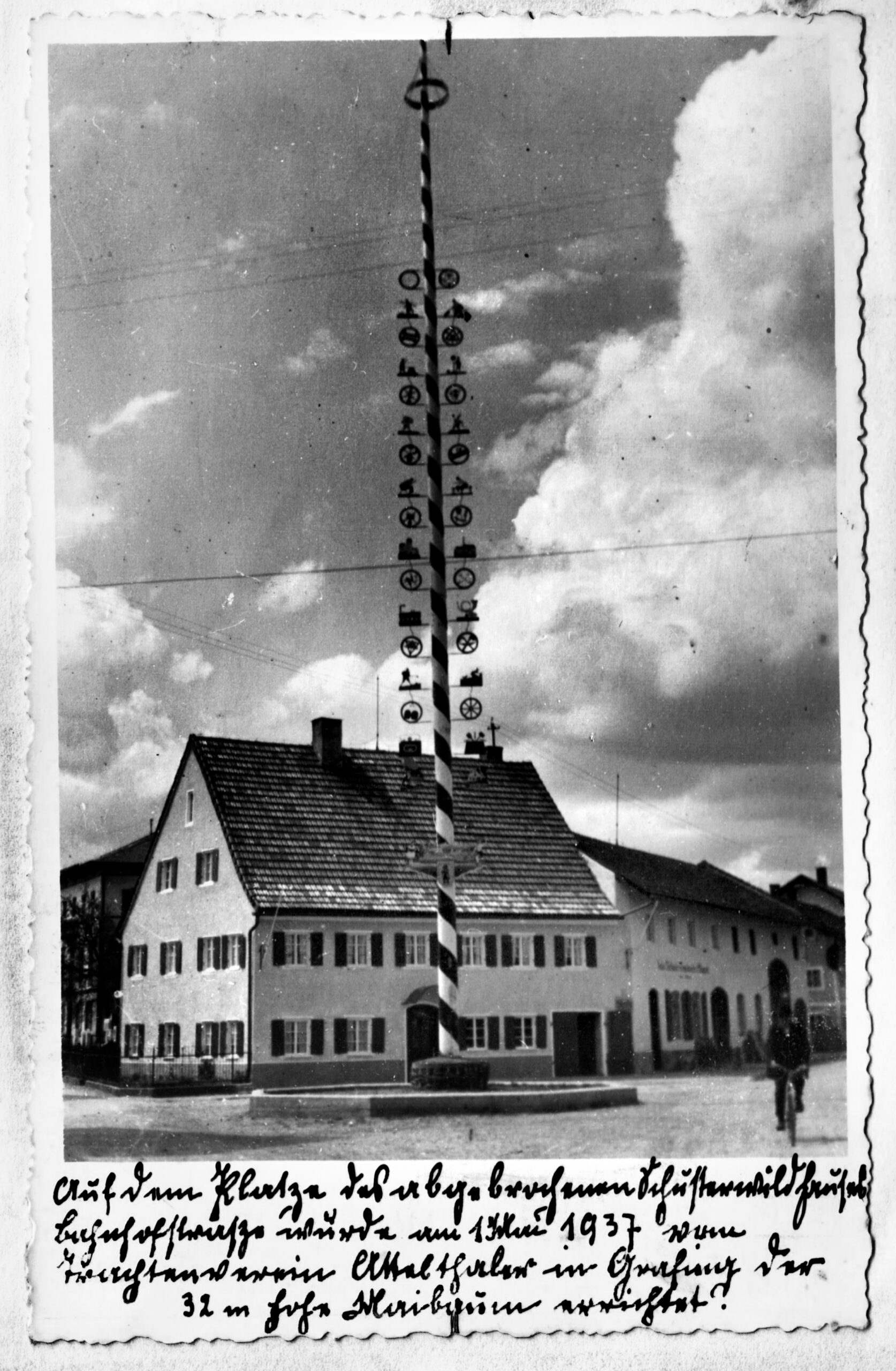 Historisches Bild Maibaum 1937